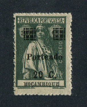 1924 - Porteado nº 49a. Ceres com sobretaxa. Selo de 20c/30c novo SEM CHARNEIRA (**) e com goma original. Denteado 15x14. Em boas condições.