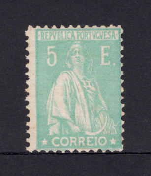 1924 - Afinsa nº 296. Ceres. Selo de 5$00 novo SEM GOMA. Selo mais curto (mais baixo) mas em boas condições.