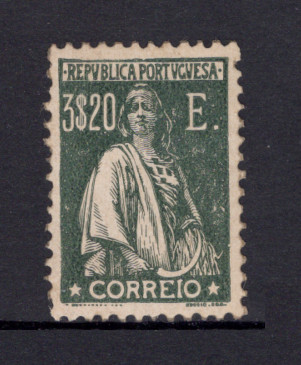 1924 - Afinsa nº 295. Ceres. Selo de 3$20 novo COM CHARNEIRA (*) e goma original. Em boas condições.