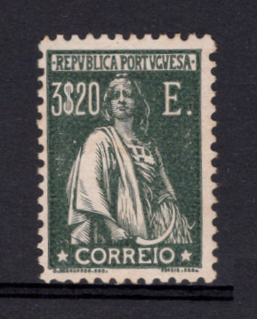 1924 - Afinsa nº 295. Ceres. Selo de 3$20 novo SEM GOMA. Em boas condições.