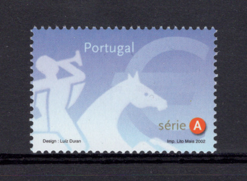 2002 - Afinsa nº 2842. Selo sem taxa - Símbolo do Euro. Novo sem charneira. Goma Original. Em boas condições.
