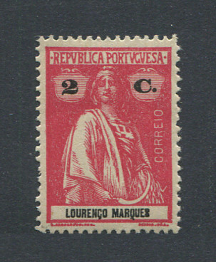 1914 - Afinsa nº 121B. Ceres. Selo de 2c novo, COM CHARNEIRA (*) e goma original. Papel liso. Em boas condições.