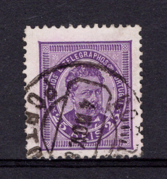 1884 - Afinsa nº 63. D. Luis I. Selo de 25 reis usado. Em boas condições.