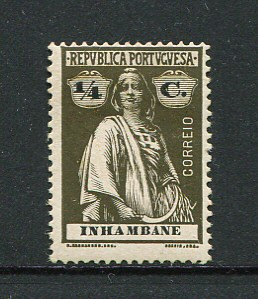 1914 - Afinsa nº 71. Ceres. Selo de 1/4c novo, COM CHARNEIRA (*) e goma original. Papel porcelana. Em boas condições.