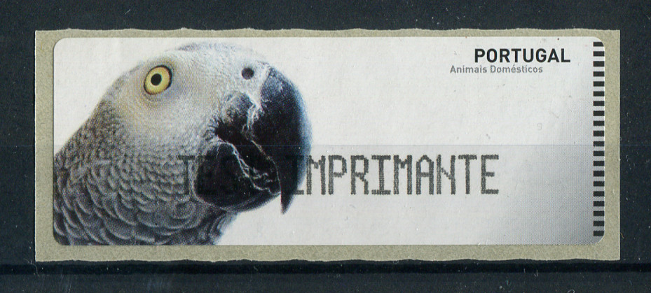 2005 - #34 - Animais domésticos. CROUZET. PROVA/ENSAIO "TEST IMPRIMANTE". Nova. Autoadesiva. Em boas condições.