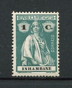 1914 - Afinsa nº 73. Ceres. Selo de 1c novo, COM CHARNEIRA (*) e goma original. Papel porcelana. Em boas condições.