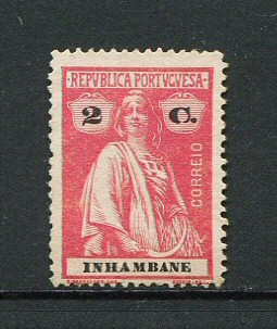 1914 - Afinsa nº 75. Ceres. Selo de 2c novo, sem goma. Papel porcelana. Em boas condições.