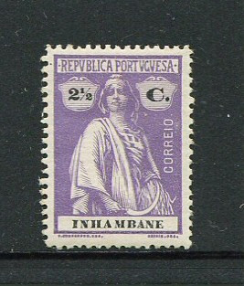 1914 - Afinsa nº 76. Ceres. Selo de 2 1/2c novo, COM CHARNEIRA (*) e goma original. Papel porcelana. Em boas condições.