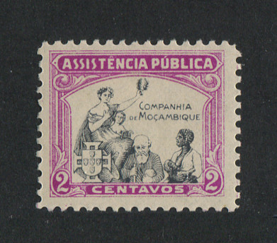 1934 - Imposto Postal nº 2. Assistência Pública. Selo de 2 novo, COM CHARNEIRA (*) e goma original. Em boas condições.