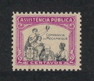 1934 - Imposto Postal nº 2. Assistência Pública. Selo de 2 novo, SEM GOMA. Em boas condições.