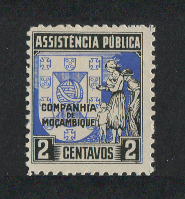 1940 - Imposto postal. Afinsa nº 3. Assistência Publica. Selo de 2c novo, COM CHARNEIRA (*) e goma original. Em boas condições.