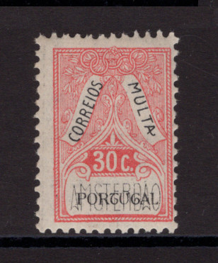 Imposto Postal Porteado - 1928 - Afinsa nº 5. Jogos Olímpicos. Selo de 30c novo, COM CHARNEIRA (*) e goma original. Em boas condições.