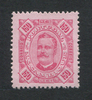 1893 - Afinsa nº 38. D. Carlos I. Selo de 150 reis novo sem goma. Em boas condições.