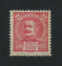 1895 - Afinsa nº 133. D. Carlos I. Selo de 75 reis novo SEM CHARNEIRA (**) e com goma original. Sem taxa. Em boas condições.
