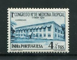 1952 - Afinsa nº 425. Medicina Tropical. Selo de 4 1/2T novo SEM CHARNEIRA (**) e com goma original. Em boas condições. (ler descrição)