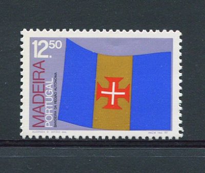 1983 - Afinsa nº 1624. Bandeira da Madeira. Série nova sem charneira. Goma Original. Em boas condições.