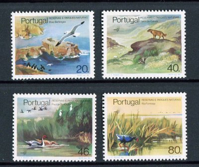 1985 - Afinsa nº 1736/39. BAIXO CUSTO. Reservas e Parques Naturais da Madeira. Série nova sem charneira. Goma Original. Em boas condições.