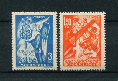 1950 - Afinsa nº 354/355. Ano Santo. Série completa nova, SEM GOMA. Em boas condições.