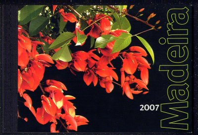 2007 - Caderneta Anual nº 3B - Madeira - Todas as emissões de 2007 alusivas à Madeira + prova de cor da Europa. Em boas condições.