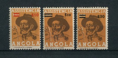 1956 - Imposto Postal nº 9/11. Colono com sobretaxa. Série completa nova, COM CHARNEIRA (*) e goma original. Em boas condições.