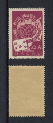 1949 - Afinsa nº 340. UPU. Selo de 32a novo SEM CHARNEIRA (**) e com goma original. Em boas condições.