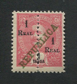 1911 - Afinsa nº 241. D. Carlos I com sobrecarga REPUBLICA e sobretaxa. Perfurado a meio. Selo de 1r/1T novo SEM CHARNEIRA (**) e com goma original. Em boas condições.