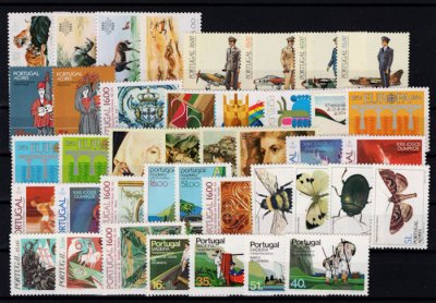 1984 -  Ano Completo. Todos os selos deste ano, novos SEM CHARNEIRA (**). Afinsa nº 1641/1682. Em boas condições. (ler descrição)