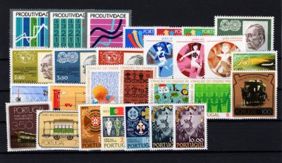 1973 -  Ano Completo. Todos os selos deste ano, novos SEM CHARNEIRA (**). Afinsa nº 1178/1205. Em boas condições.