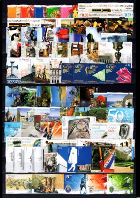 2005 -  Ano Completo. Todos os selos deste ano, novos SEM CHARNEIRA (**). Em boas condições. (ler descrição)