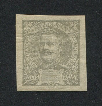 1895 - Afinsa nº 126. D. Carlos I. PROVA NÃO DENTEADA de 2 1/2r. SEM TAXA. Com charneira (*) e goma original. Em boas condições.