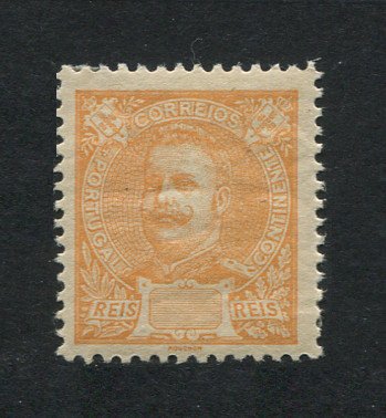 1895 - Afinsa nº 127. D. Carlos I. Selo de 5 reis novo, COM CHARNEIRA (*) e goma original. Sem taxa. Em boas condições.