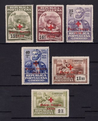 Cruz Vermelha - 1928 - Afinsa nº 11/16. Série completa nova SEM CHARNEIRA (**) e com goma original. Em boas condições.