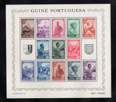 1948 - Bloco nº 2. Motivos da Guiné. Novo SEM CHARNEIRA (**) e com goma original. Em boas condições.