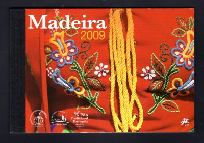 2009 - Caderneta Anual nº 5B - Madeira - Todas as emissões de 2009 alusivas à Madeira + prova de cor da Europa. Em boas condições.