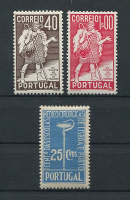 1937 - Ano Completo. Todos os selos deste ano novos SEM CHARNEIRA (**) e com goma original. Afinsa nº 576/578. Em boas condições.