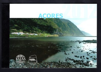 2012 - Caderneta Anual nº 8A - Açores - Todas as emissões de 2012 alusivas aos Açores + prova de cor da Europa. Em boas condições.