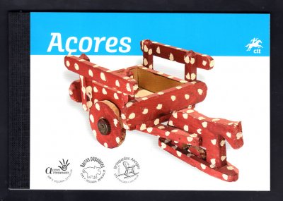 2015 - Caderneta Anual nº 11A - Açores - Todas as emissões de 2015 alusivas aos Açores + prova de cor da Europa. Em boas condições.