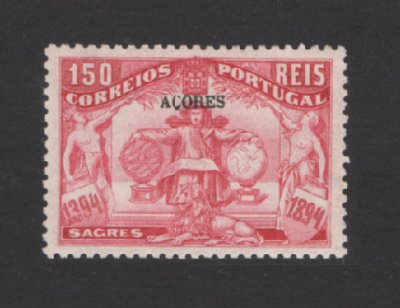 1894 - Afinsa nº 69. Infante D. Henrique. Selo de 150 reis NOVO, SEM GOMA. Em boas condições.