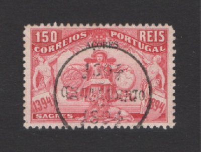 1894 - Afinsa nº 69. Infante D. Henrique. Selo de 150 reis USADO. Pequeno vinco.