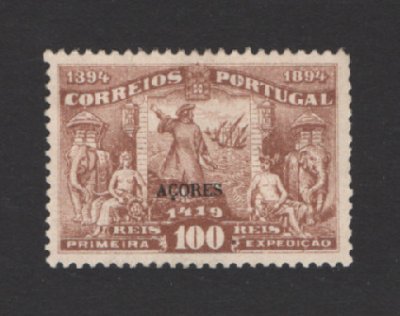 1894 - Afinsa nº 68. Infante D. Henrique. Selo de 100 reis NOVO, SEM GOMA. Em boas condições.