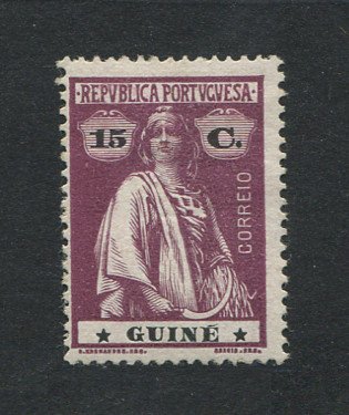 1914 - Afinsa nº 153a. Ceres. Selo de 15c novo, COM CHARNEIRA (*) e goma original. Papel porcelana, denteado 15x14. ESTRELAS: I-I (VARIEDADE RARA). Em boas condições.