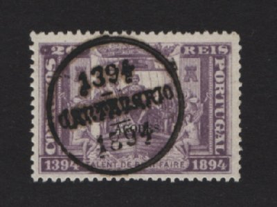 1894 - Afinsa nº 63. Infante D. Henrique. Selo de 20 reis USADO. Em boas condições.