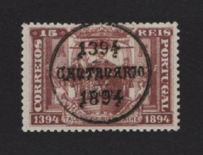 1894 - Afinsa nº 62. Infante D. Henrique. Selo de 15 reis USADO. Em boas condições.