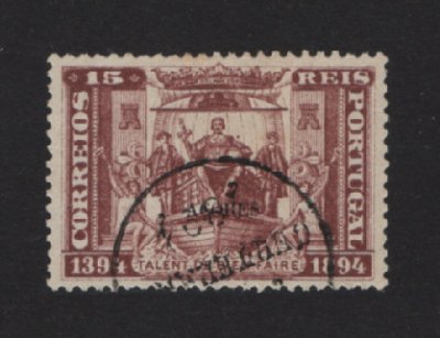 1894 - Afinsa nº 62. Infante D. Henrique. Selo de 15 reis USADO. Em boas condições.