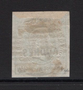 1868 - Afinsa nº 4. D. Luis I. Fita curva não denteado. Selo de 50 reis usado. Boas margens. Em boas condições. EXEMPLAR NORMAL.