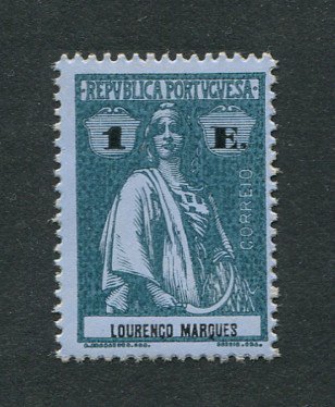 1914 - Afinsa nº 132a. Ceres. Selo de 1E novo SEM CHARNEIRA (**) e com goma original. Papel porcelana. IMPRESSÃO DEFEITUOSA (nº 132a). Em boas condições.