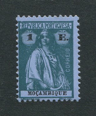 1914 - Afinsa nº 168a. Ceres. Selo de 1E novo, COM CHARNEIRA (*) e goma original. Papel porcelana, denteado 12x11 1/2. Em boas condições.