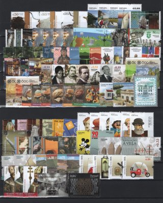 2018 -  Ano Completo. Todos os selos deste ano, novos SEM CHARNEIRA (**). Afinsa nº 4928/5062. Em boas condições. (ler descrição)
