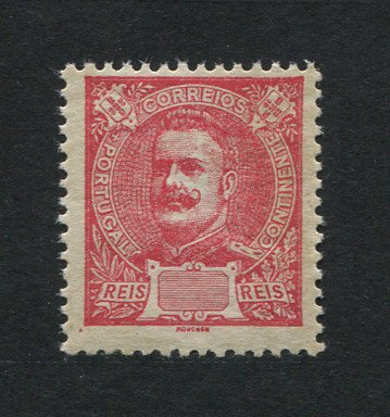 1895 - Afinsa nº 133. D. Carlos I. Selo de 75 reis novo SEM CHARNEIRA (**) e com goma original. Sem taxa. Em boas condições.