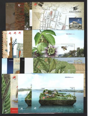 2013 - Ano Completo de Blocos. Todos os blocos emitidos neste ano, novos SEM CHARNEIRA (**). Afinsa nº 478/497. Em boas condições.